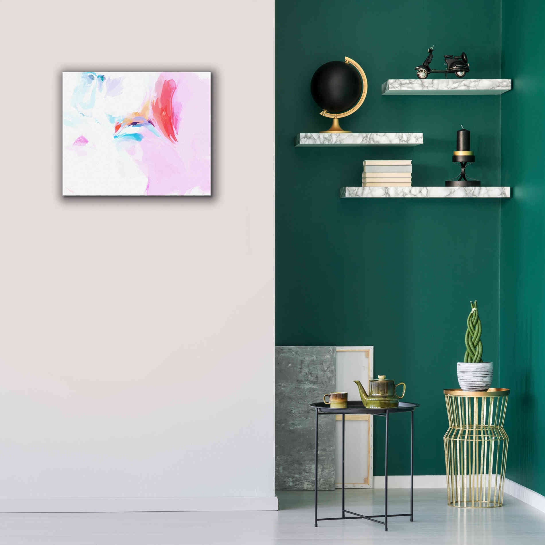'Abstract Colorful Flows 11' by Irena Orlov Giclee Canvas Wall Art,24 x 20