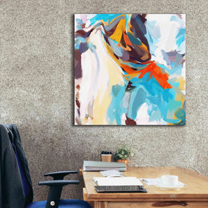 'Abstract Colorful Flows 12' by Irena Orlov Giclee Canvas Wall Art,37 x 37
