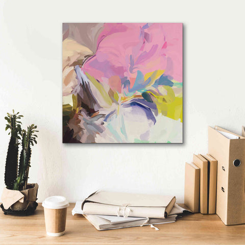 Image of 'Abstract Colorful Flows 13' by Irena Orlov Giclee Canvas Wall Art,18 x 18