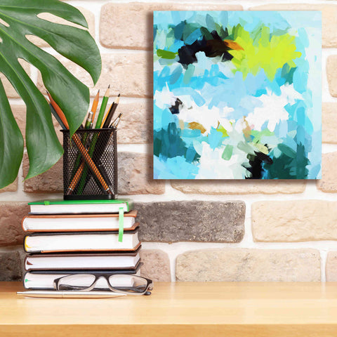 Image of 'Abstract Colorful Flows 15' by Irena Orlov Giclee Canvas Wall Art,12 x 12