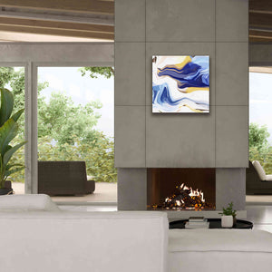 'Abstract Colorful Flows 16' by Irena Orlov Giclee Canvas Wall Art,26 x 26