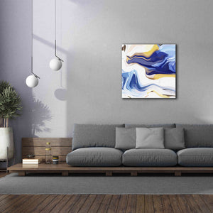 'Abstract Colorful Flows 16' by Irena Orlov Giclee Canvas Wall Art,37 x 37