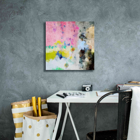 Image of 'Abstract Colorful Flows 19' by Irena Orlov Giclee Canvas Wall Art,18 x 18