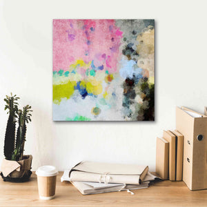 'Abstract Colorful Flows 19' by Irena Orlov Giclee Canvas Wall Art,18 x 18