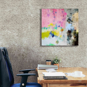 'Abstract Colorful Flows 19' by Irena Orlov Giclee Canvas Wall Art,26 x 26