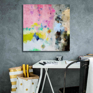 'Abstract Colorful Flows 19' by Irena Orlov Giclee Canvas Wall Art,26 x 26