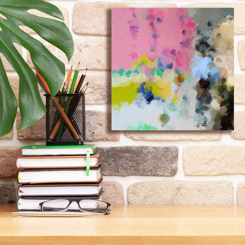 Image of 'Abstract Colorful Flows 20' by Irena Orlov Giclee Canvas Wall Art,12 x 12