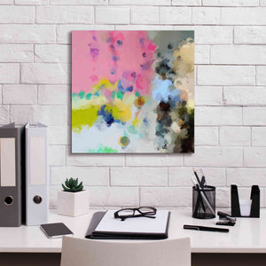'Abstract Colorful Flows 20' by Irena Orlov Giclee Canvas Wall Art,18 x 18