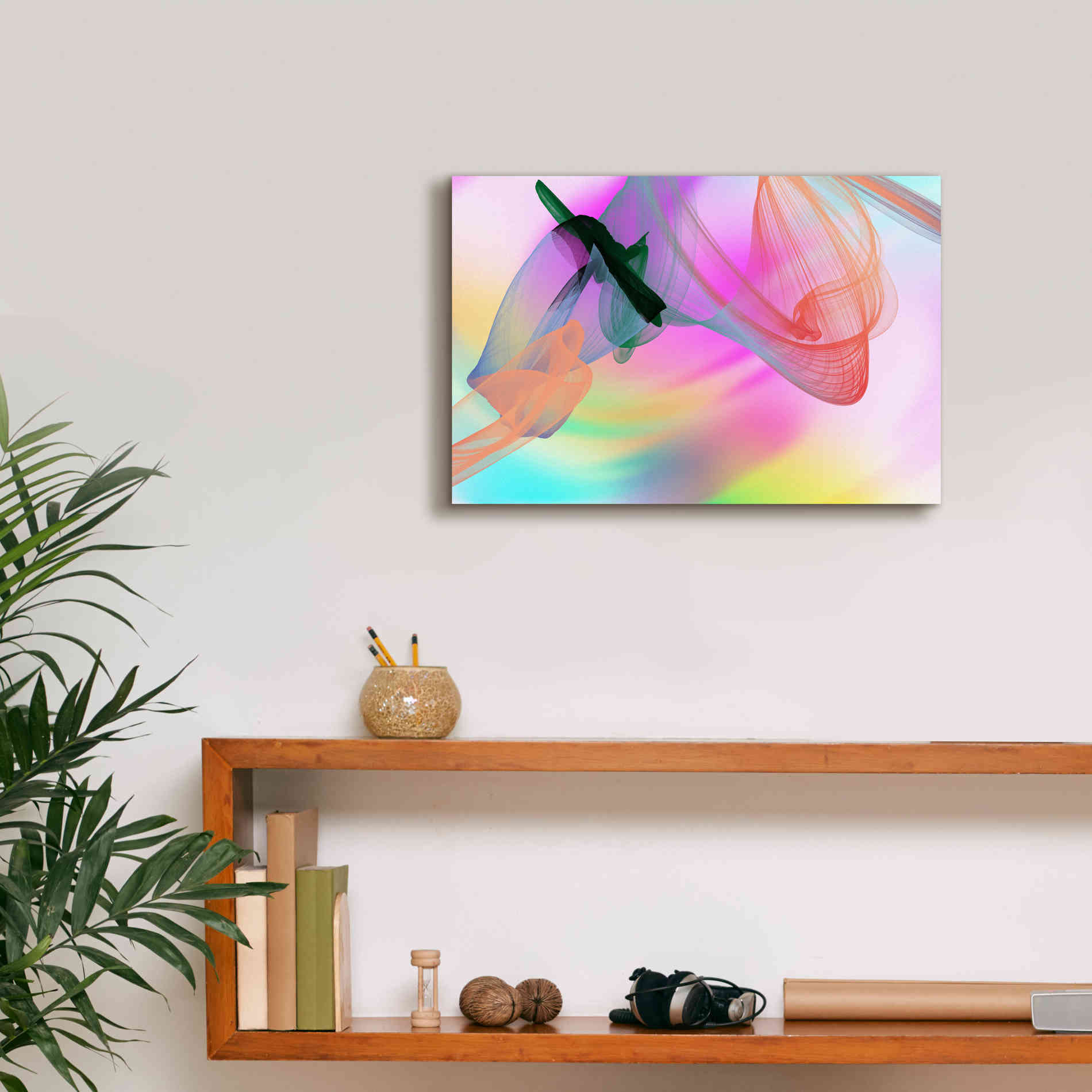 'Color In The Lines 2' by Irena Orlov Giclee Canvas Wall Art,18 x 12