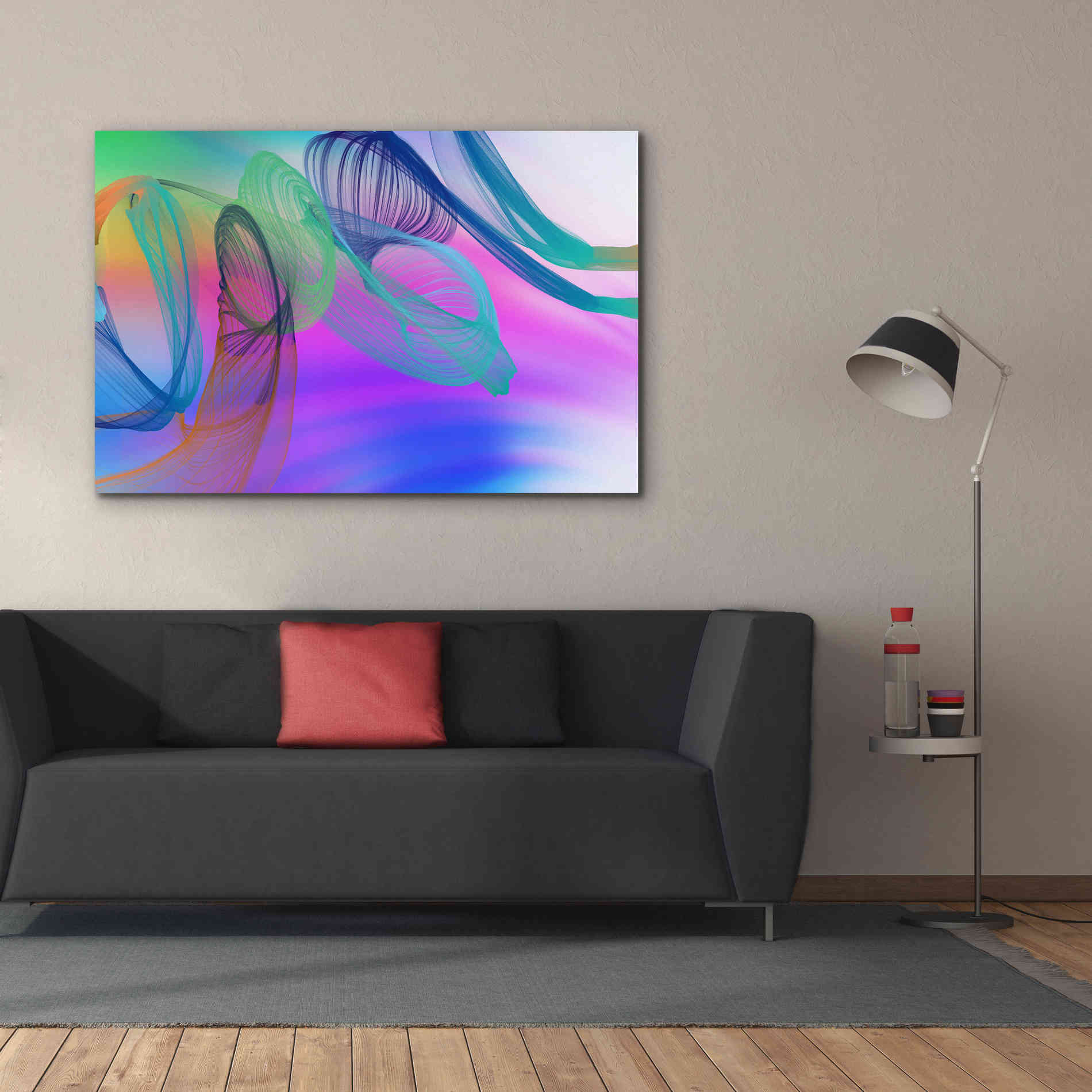 'Color In The Lines 3' by Irena Orlov Giclee Canvas Wall Art,60 x 40