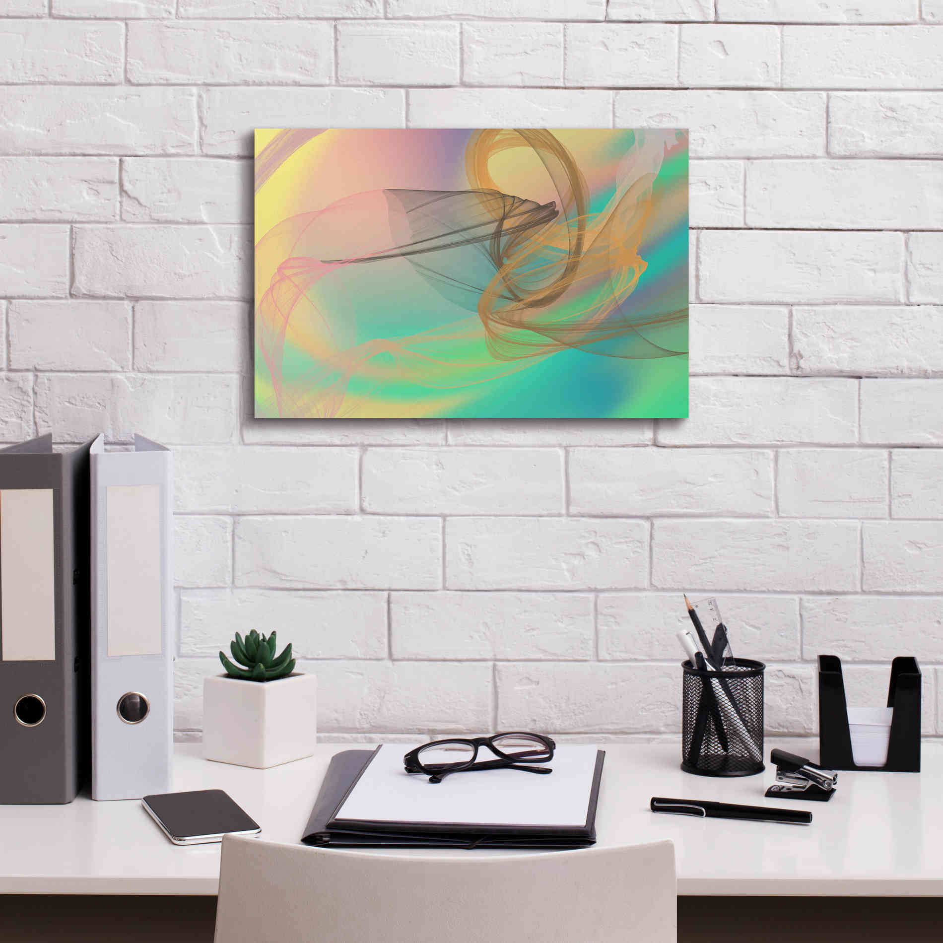 'Color In The Lines 4' by Irena Orlov Giclee Canvas Wall Art,18 x 12