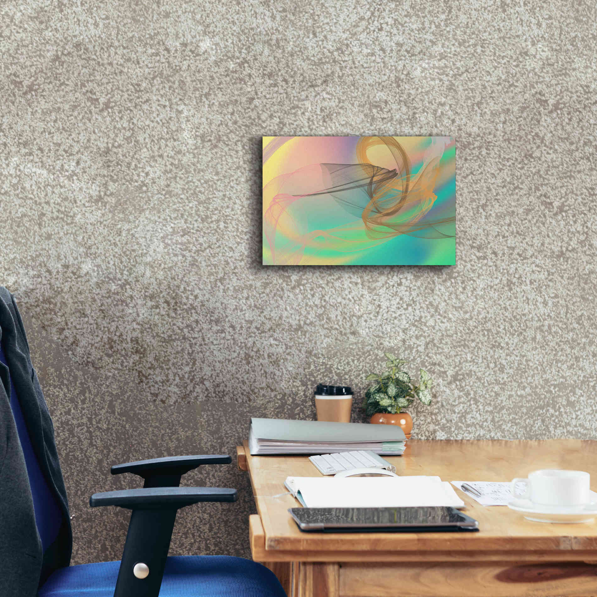 'Color In The Lines 4' by Irena Orlov Giclee Canvas Wall Art,18 x 12