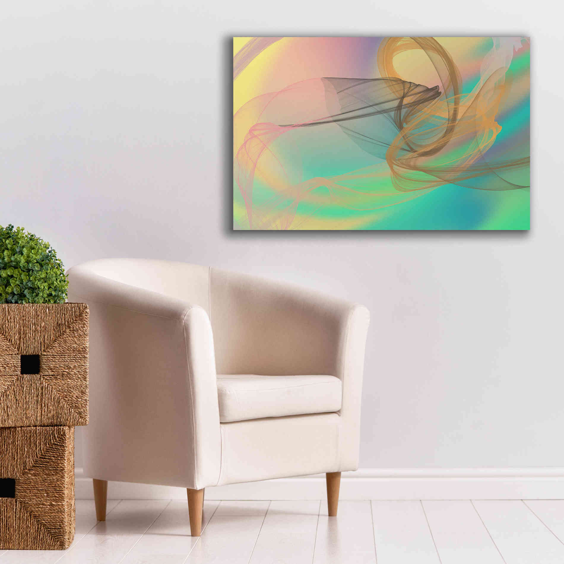'Color In The Lines 4' by Irena Orlov Giclee Canvas Wall Art,40 x 26