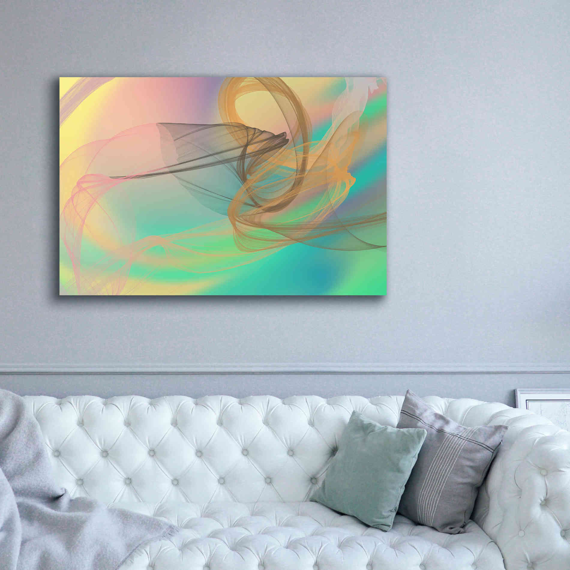 'Color In The Lines 4' by Irena Orlov Giclee Canvas Wall Art,60 x 40
