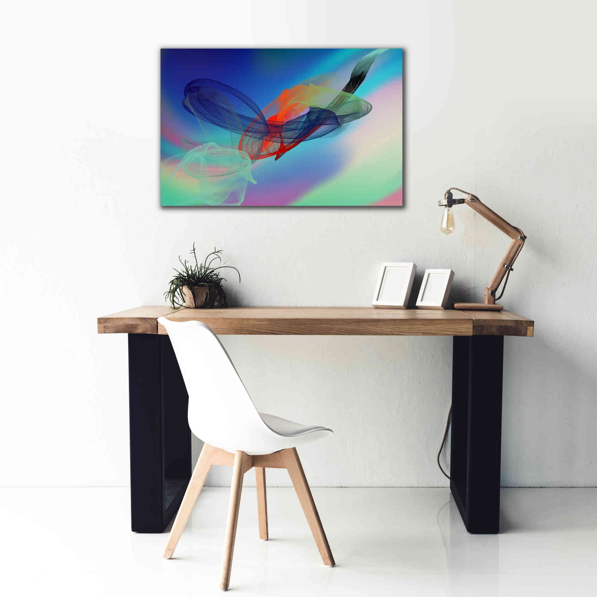 'Color In The Lines 6' by Irena Orlov Giclee Canvas Wall Art,40 x 26