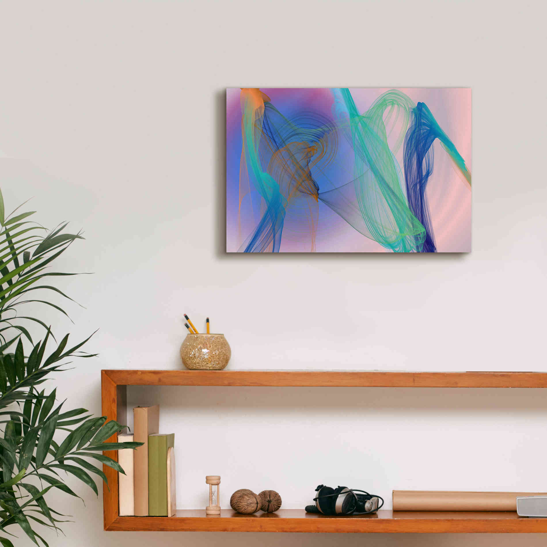 'Color In The Lines 9' by Irena Orlov Giclee Canvas Wall Art,18 x 12