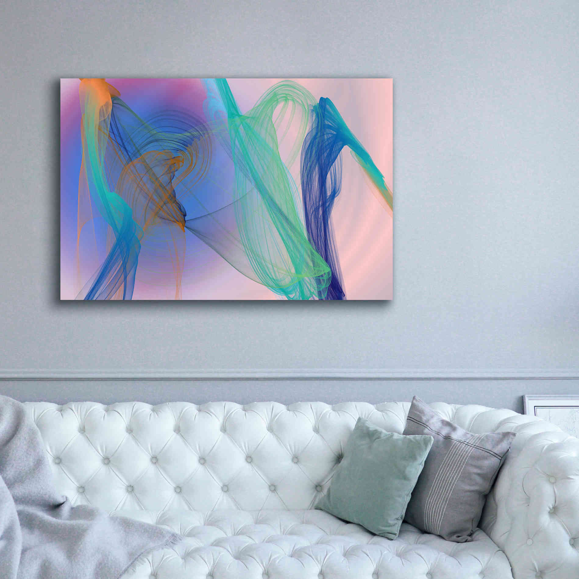 'Color In The Lines 9' by Irena Orlov Giclee Canvas Wall Art,60 x 40
