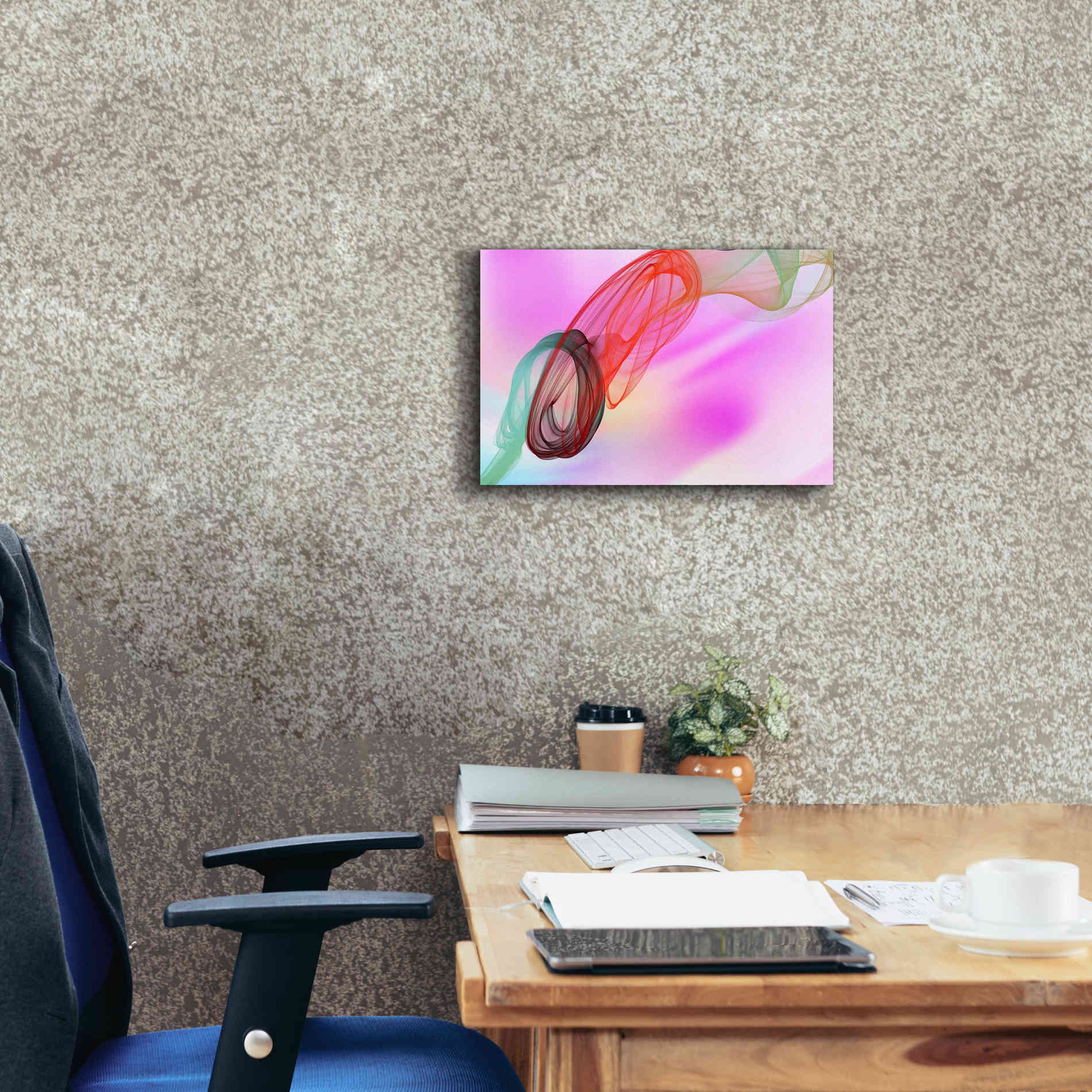 'Color In The Lines 10' by Irena Orlov Giclee Canvas Wall Art,18 x 12