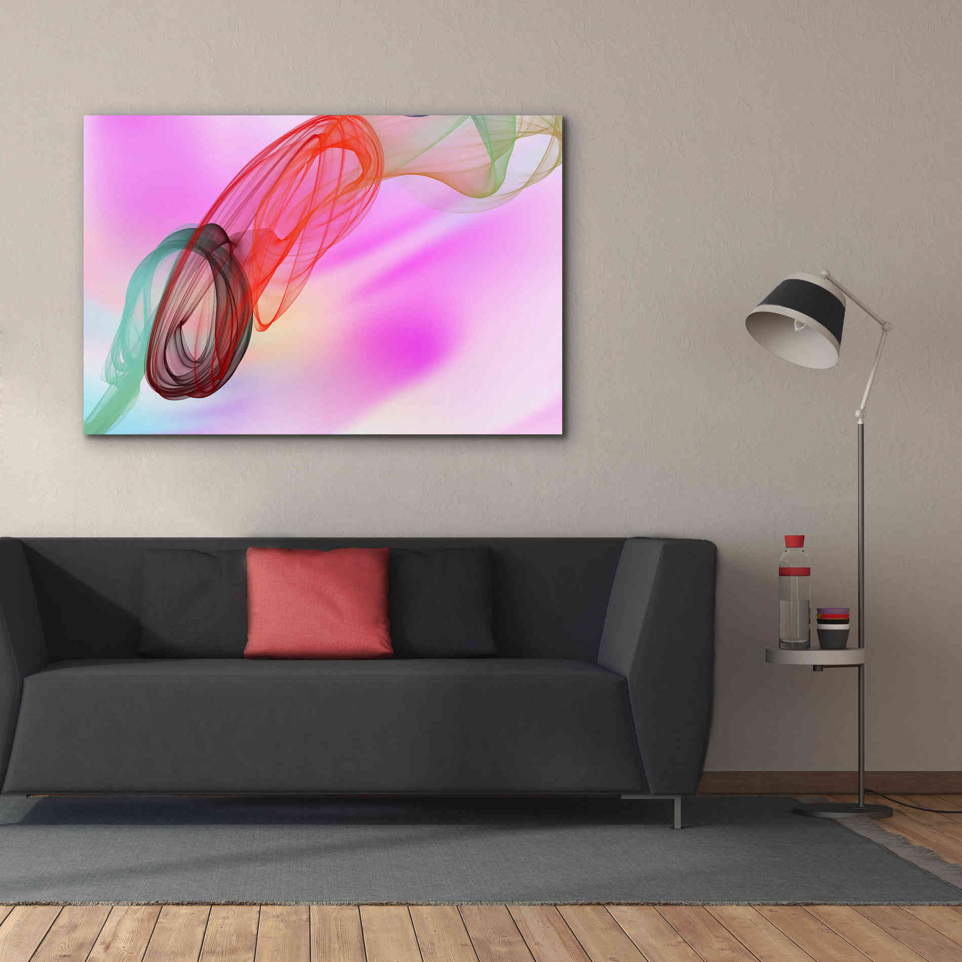 'Color In The Lines 10' by Irena Orlov Giclee Canvas Wall Art,60 x 40