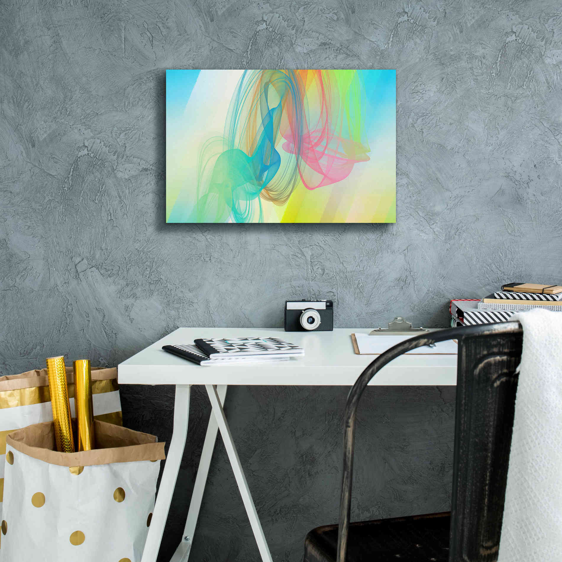 'Color In The Lines 11' by Irena Orlov Giclee Canvas Wall Art,18 x 12