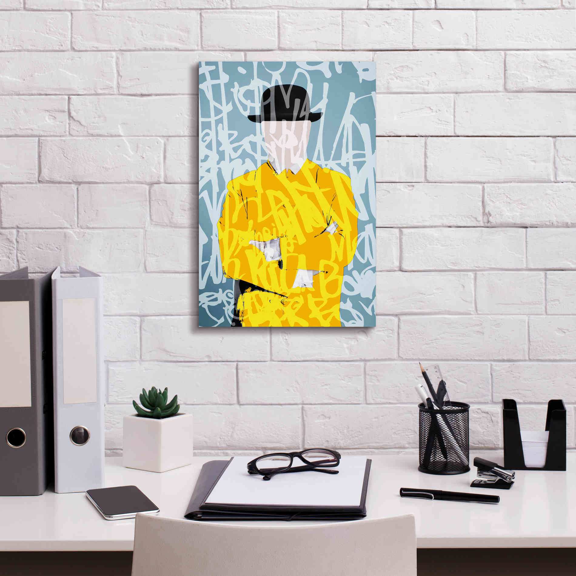 'Graffiti Man 9' by Irena Orlov Giclee Canvas Wall Art,12 x 18