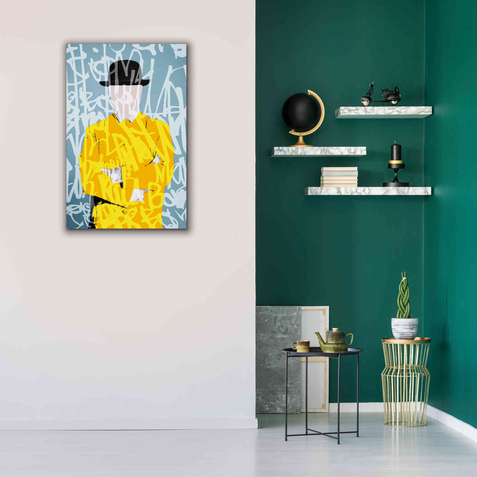 'Graffiti Man 9' by Irena Orlov Giclee Canvas Wall Art,26 x 40