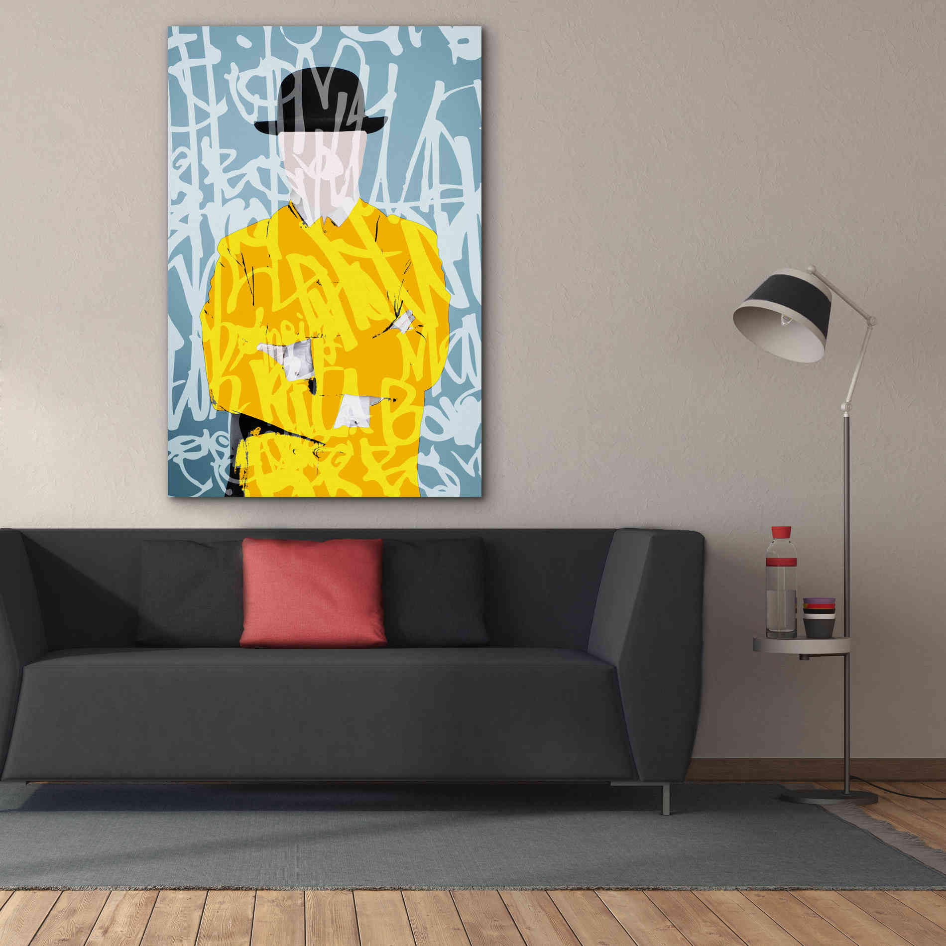 'Graffiti Man 9' by Irena Orlov Giclee Canvas Wall Art,40 x 60