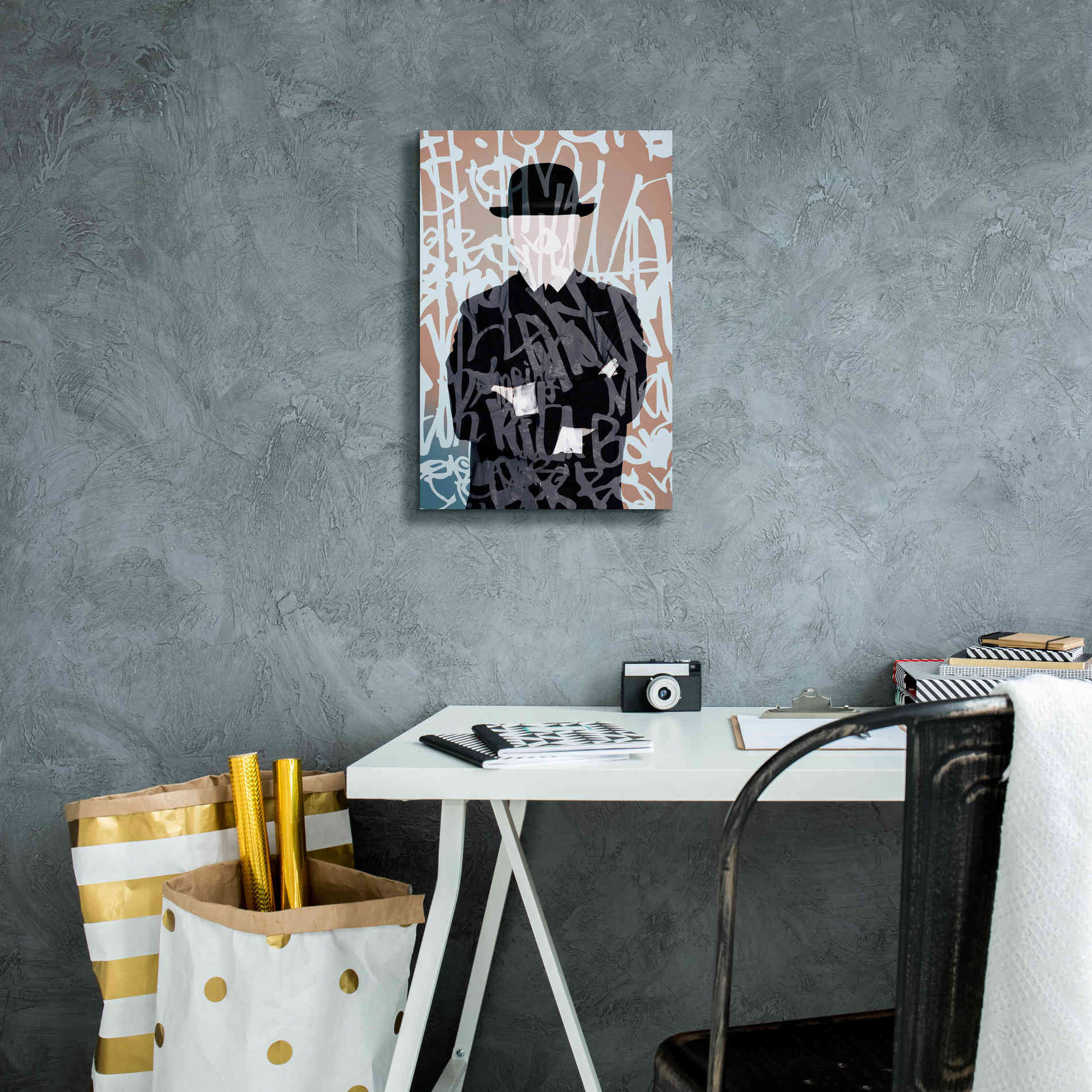 'Graffiti Man 7' by Irena Orlov Giclee Canvas Wall Art,12 x 18