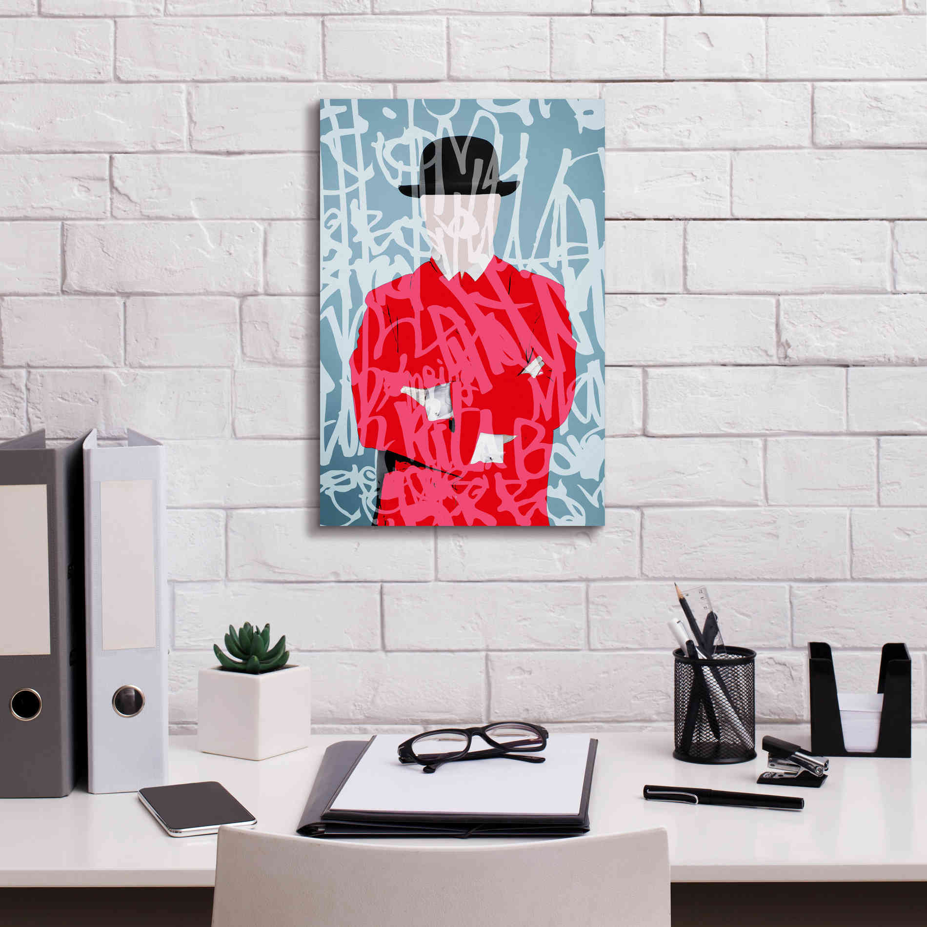 'Graffiti Man 4' by Irena Orlov Giclee Canvas Wall Art,12 x 18