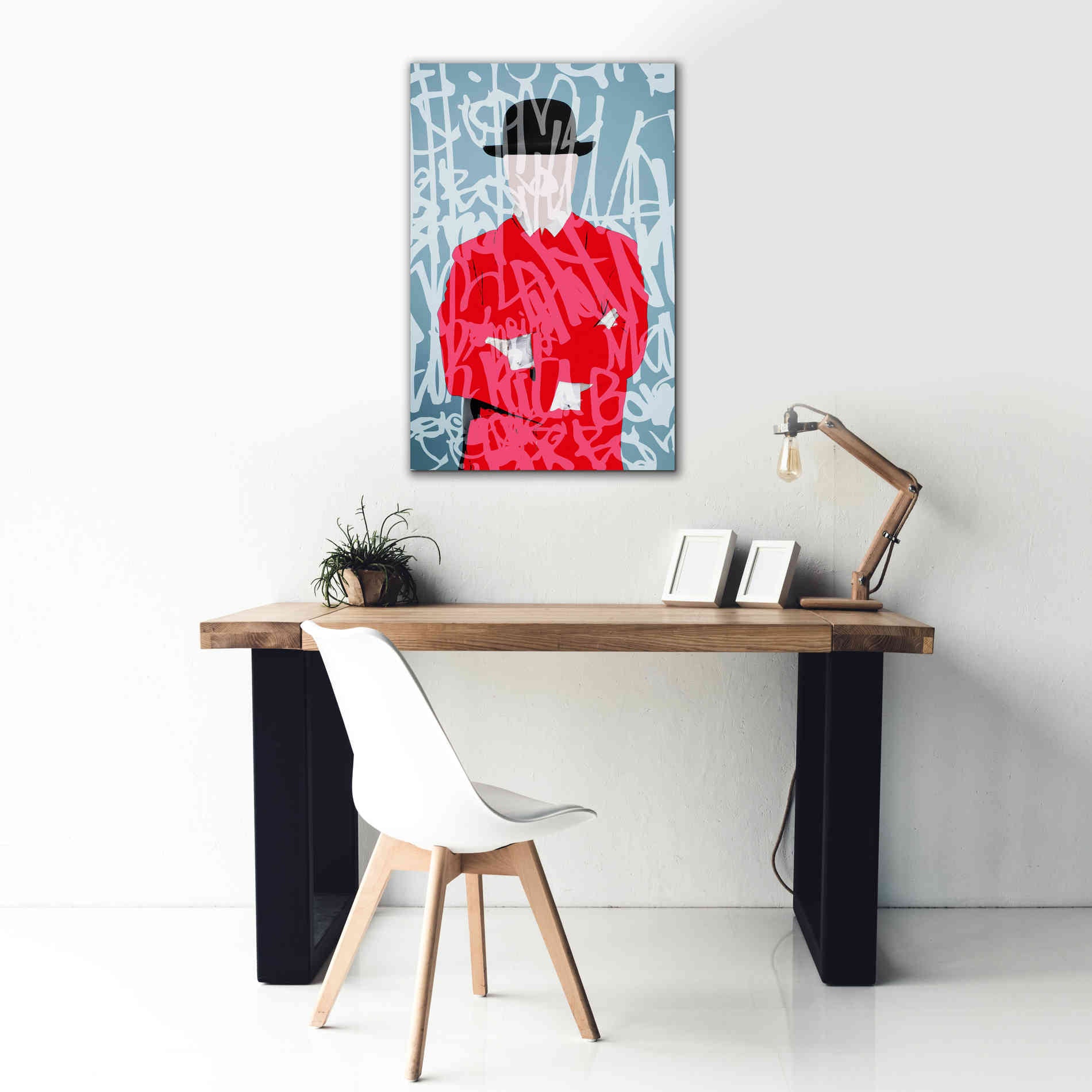 'Graffiti Man 4' by Irena Orlov Giclee Canvas Wall Art,26 x 40