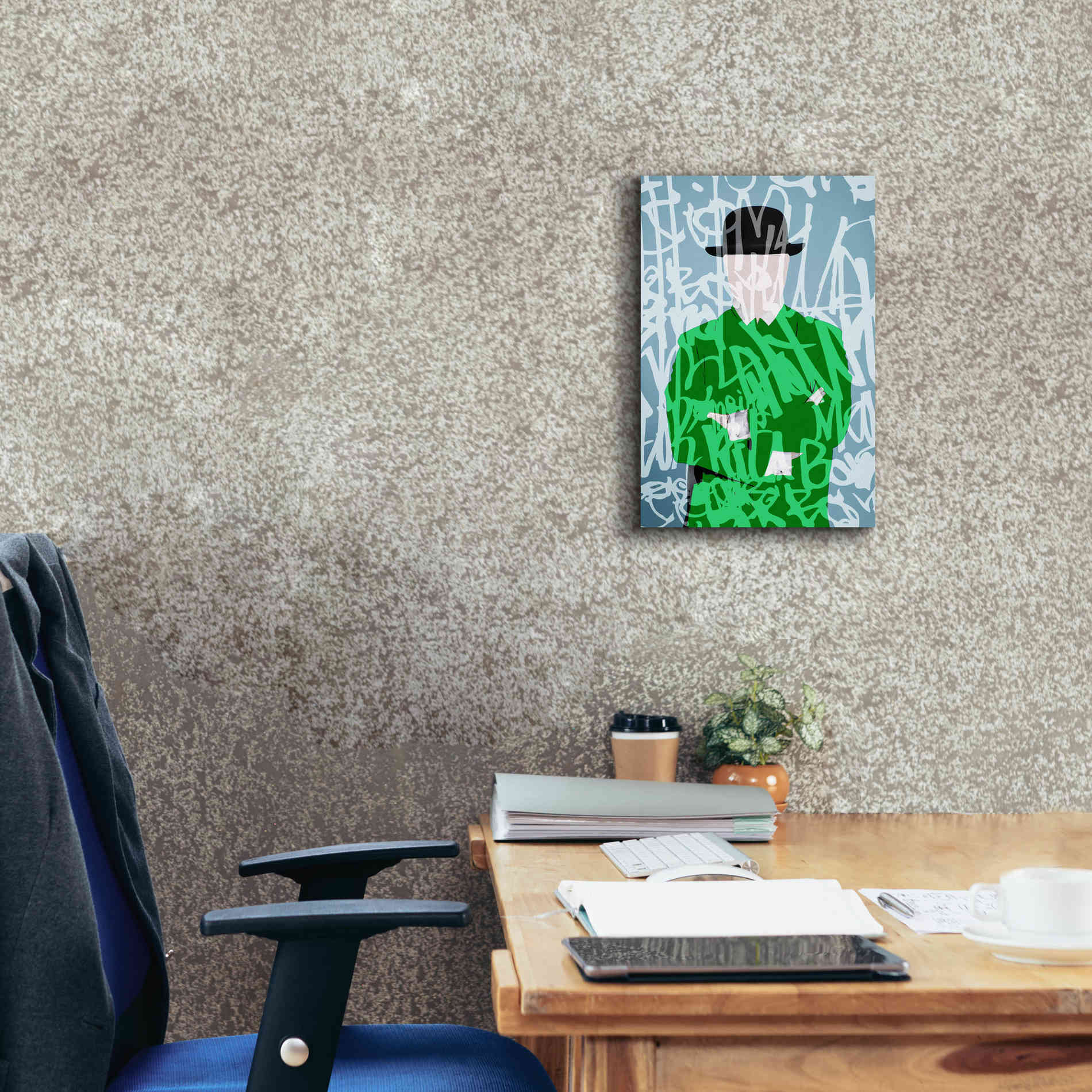 'Graffiti Man 2' by Irena Orlov Giclee Canvas Wall Art,12 x 18