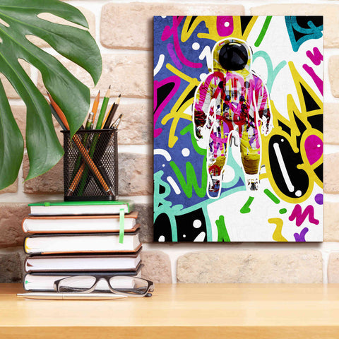 Image of 'Colorful Astronaut Graffiti Art 6 ' by Irena Orlov Giclee Canvas Wall Art,12 x 16