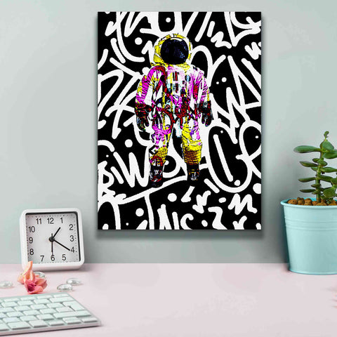Image of 'Colorful Astronaut Graffiti Art 1' by Irena Orlov Giclee Canvas Wall Art,12 x 16