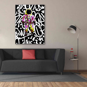 'Colorful Astronaut Graffiti Art 1' by Irena Orlov Giclee Canvas Wall Art,40 x 54