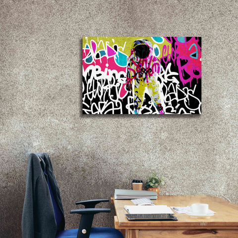 Image of 'Astronaut Graffiti Art 5' by Irena Orlov Giclee Canvas Wall Art,40 x 26