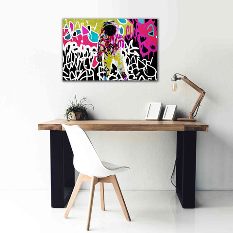 Image of 'Astronaut Graffiti Art 5' by Irena Orlov Giclee Canvas Wall Art,40 x 26