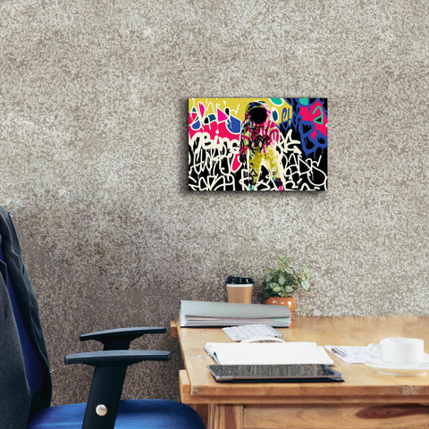 Image of 'Astronaut Graffiti Art 17' by Irena Orlov Giclee Canvas Wall Art,18 x 12