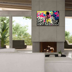 'Astronaut Graffiti Art 17' by Irena Orlov Giclee Canvas Wall Art,40 x 26