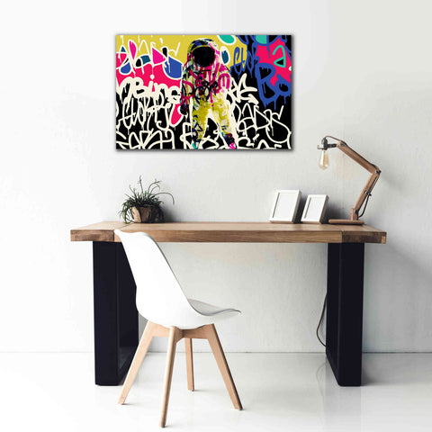 Image of 'Astronaut Graffiti Art 17' by Irena Orlov Giclee Canvas Wall Art,40 x 26