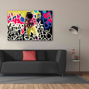 'Astronaut Graffiti Art 17' by Irena Orlov Giclee Canvas Wall Art,60 x 40