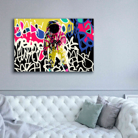 Image of 'Astronaut Graffiti Art 17' by Irena Orlov Giclee Canvas Wall Art,60 x 40
