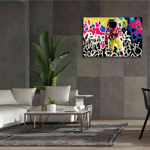 'Astronaut Graffiti Art 17' by Irena Orlov Giclee Canvas Wall Art,60 x 40