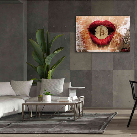 Image of 'I Love Bitcoin 4' by Irena Orlov Giclee Canvas Wall Art,60 x 40