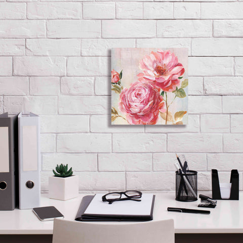 Image of 'Petal Paint 2' by Karen Smith Giclee Canvas Wall Art,12x12