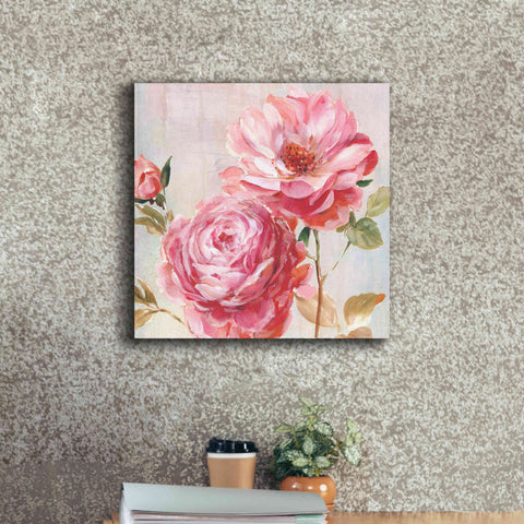 Image of 'Petal Paint 2' by Karen Smith Giclee Canvas Wall Art,18x18