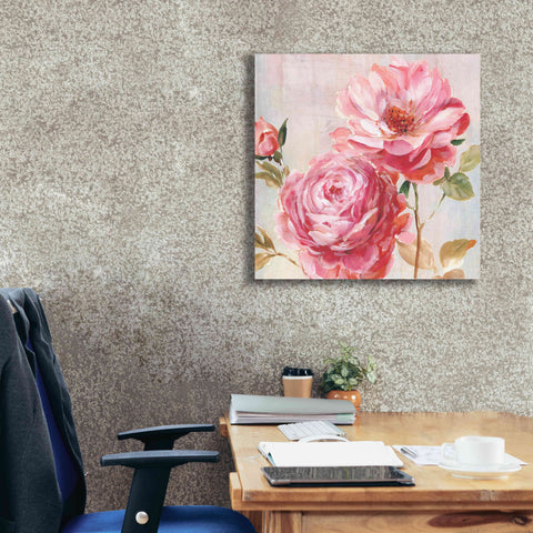 Image of 'Petal Paint 2' by Karen Smith Giclee Canvas Wall Art,26x26