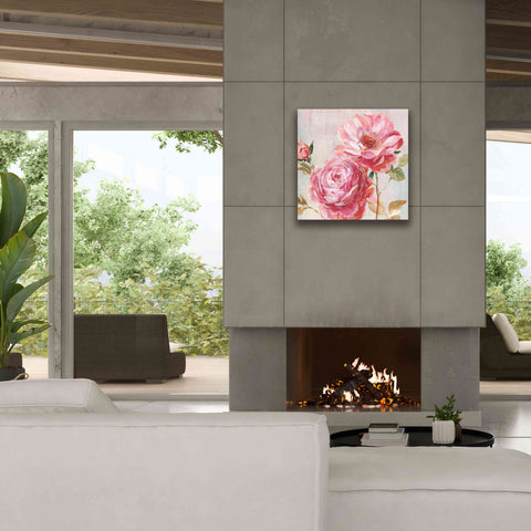 Image of 'Petal Paint 2' by Karen Smith Giclee Canvas Wall Art,26x26