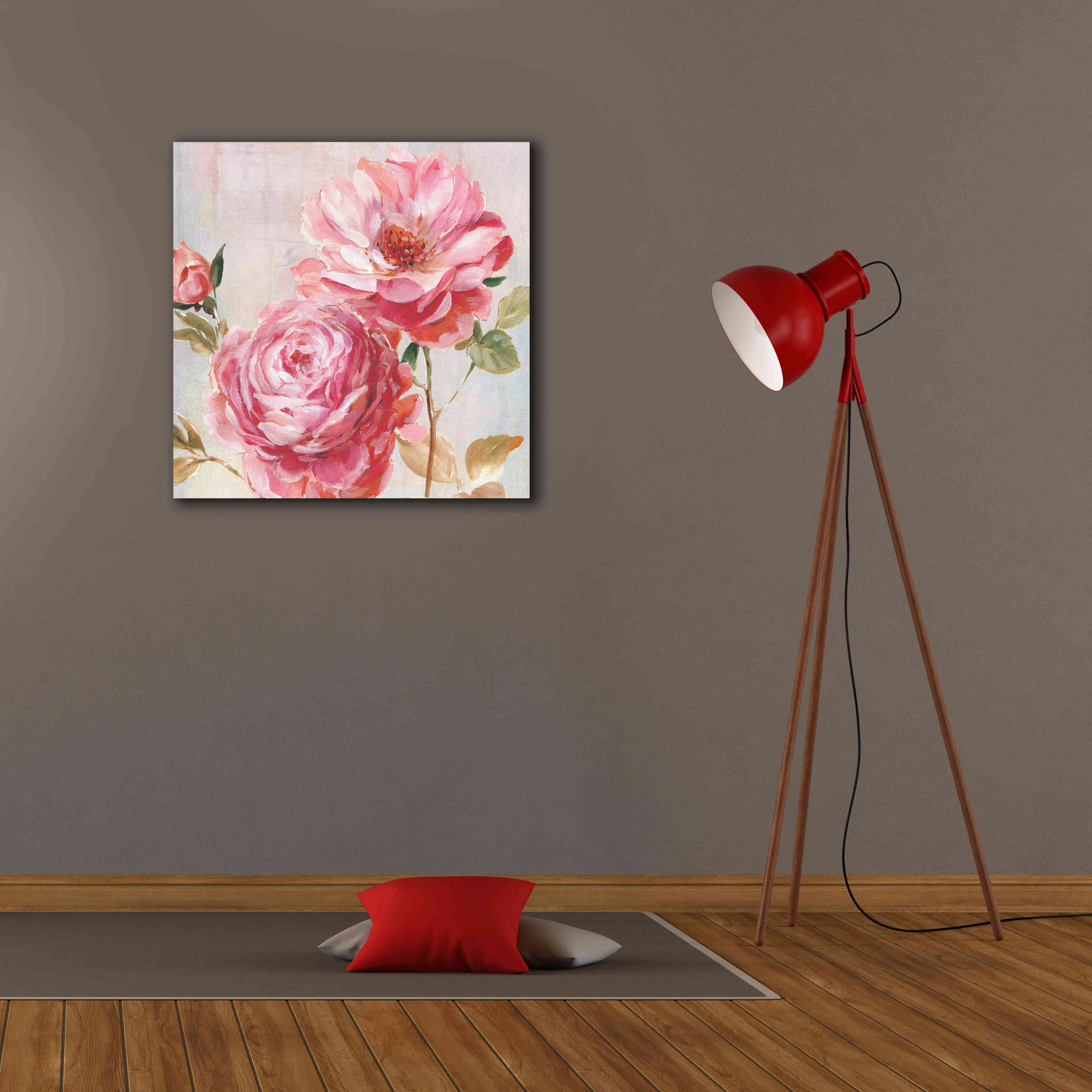 'Petal Paint 2' by Karen Smith Giclee Canvas Wall Art,26x26