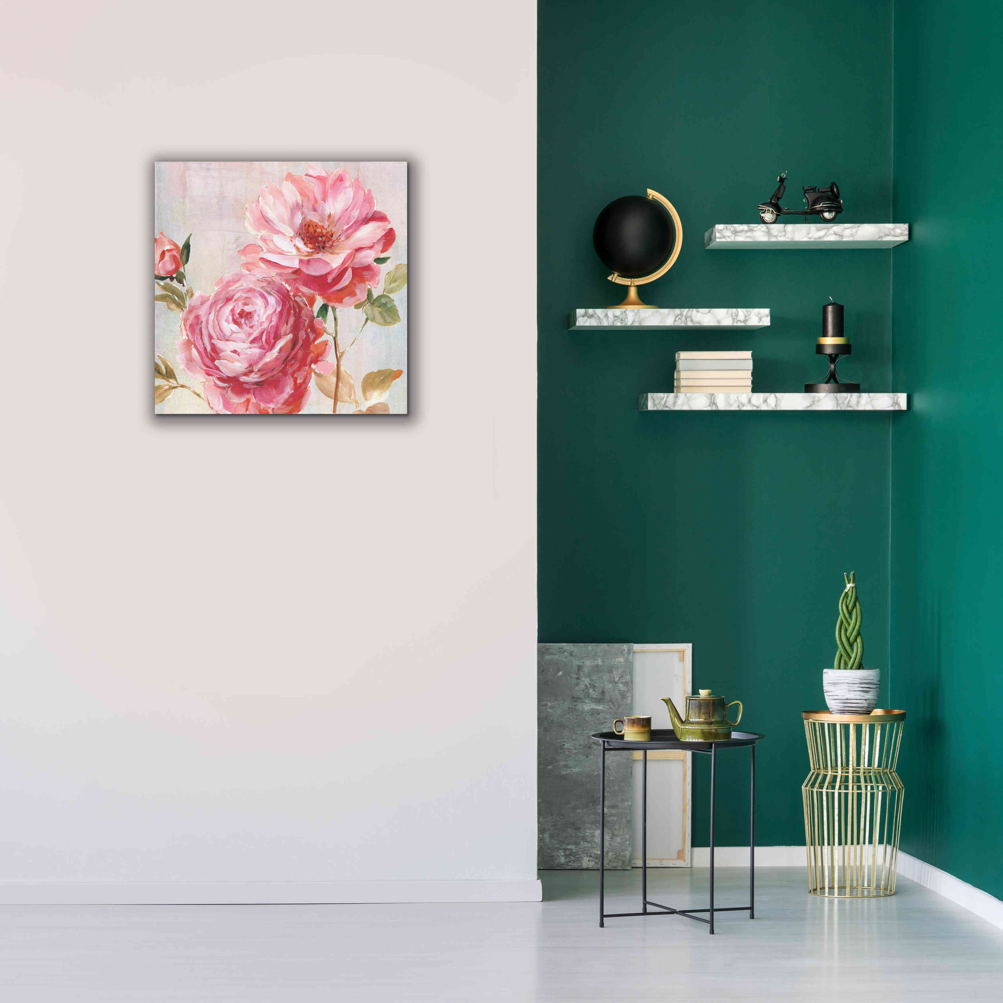 'Petal Paint 2' by Karen Smith Giclee Canvas Wall Art,26x26