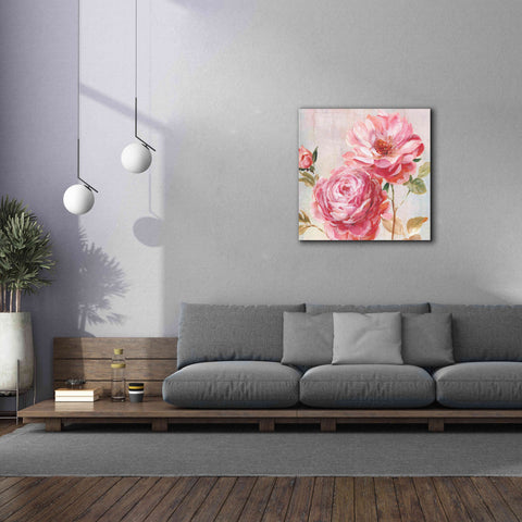 Image of 'Petal Paint 2' by Karen Smith Giclee Canvas Wall Art,37x37